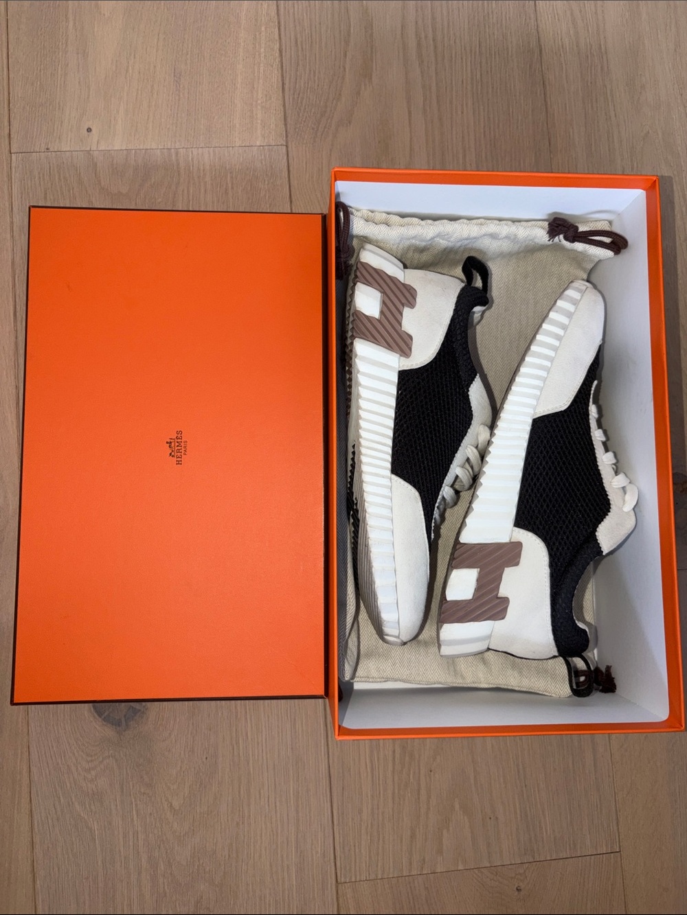 Hermes Women’s Bouncing Sneakers size 9.5 GREAT CONDITION!